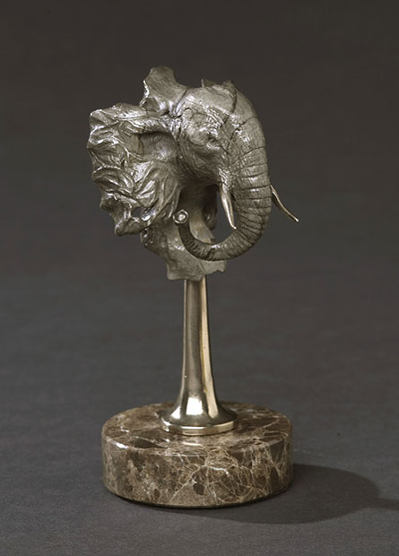 Barry Stein Elephant Bronze Miniature